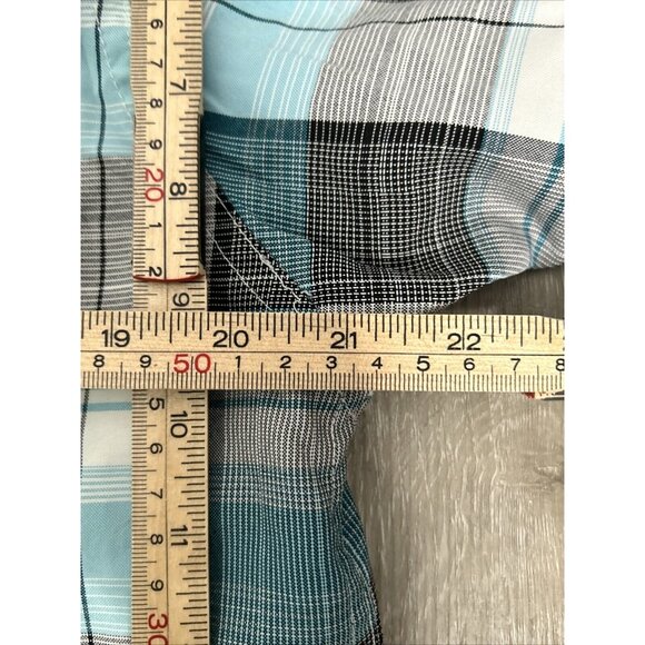 George Casual Checkered Plaid Shirt Size‎ 34/36 - Picture 5 of 13